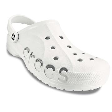 Crocs Baya Men's Clogs White | Australia 0738PJJQ